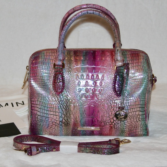 Brahmin Handbags - NWT Brahmin Stacy Satchel Crossbody Shoulder Bag Magical Mini Melbourne